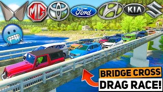 GTA 5: INDIAN SUVs + SEDANs CARS  😱HILL CITY DRAG RACE CHALLENGE 🔥 GTA 5 MODS!