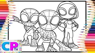 Spidey and His Friends Coloring Pages/Spidey Coloring/Rodsyk - Energy/Sergius/Horizon/COPYRIGHT FREE