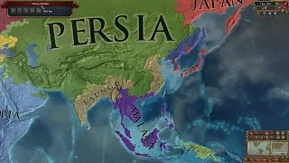 Europa Universlis 4 AI Timelapse - No Lucky Nations Superextended Timeline 1444-2518