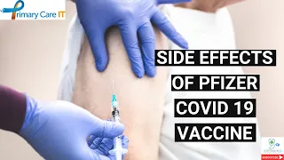 Side effects of the Pfizer COVID19 vaccine