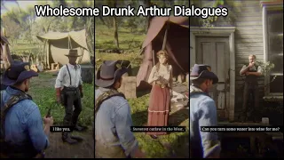 Drunk Arthur Sings a Song And Compliments Everyone In The Camp (Hidden Dialogue) - RDR2