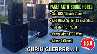 PAKET SOUND MURAH BERKUALITAS SOUND AKTIF GLERR 8.5JT SIAP BUNYI