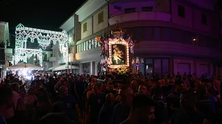 Bianco MADONNA DI PUGLIANO festa 2023. Discea della processione. 1/2