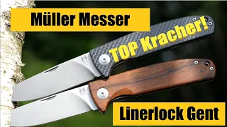 Neu! Müller Messer Linerlock Gent  Kracher!