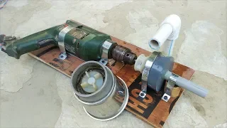 How to Make Drill Powered Water Pump | DIY