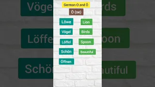 Difference between O and Ö umlaut #german #ytshorts  #vowels @learnlanguage.