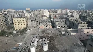 Top News - Gaza e parë nga lart...një rrënojë e madhe/Izraeli mbledh këmbësorinë në kufi, gati sulmi