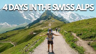 4 DAYS CAMPING & HIKING IN SWITZERLAND🇨🇭| Grindelwald, Wengen, First (Swiss Alp Mountain Villages)