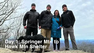 AT Thru Hike 2024 Day 1: Springer Mtn. To Hawk Mtn. Shelter