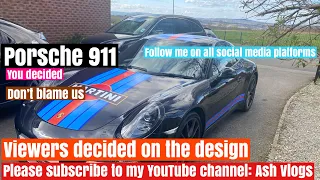 Porsche 911 | vinyl design by viewers |  Ash Vlogs | car review