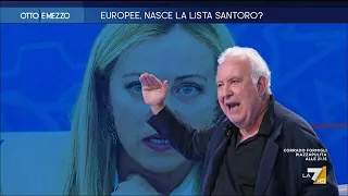 La Meloni? Non ha ancora imparato a contare. Michele Santoro attacca il governo. 28set.2023