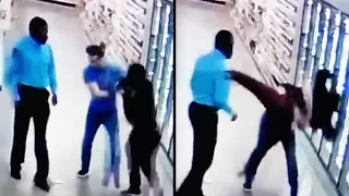 Professional Fighter Teaches 'Tough Guy' a Lesson