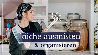 KÜCHE AUSMISTEN, neu sortieren und Vorräte organisieren - Kitchen Declutter