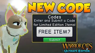 WARRIOR CATS ULTIMATE EDITION NEW CODE