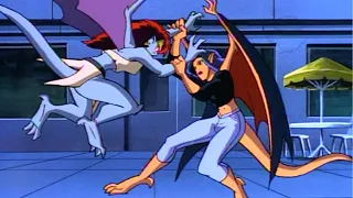 Elisa Maza vs. Demona [Gargoyles - S2E05 - "The Mirror"]