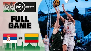 Serbia v Lithuania | Men Semi-Final | Full Game | FIBA 3x3 U18 World Cup 2022