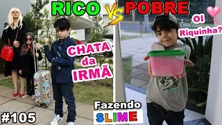 RICO VS POOR MAKING AMOEBA / SLIME #105