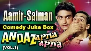 Salman Khan, Aamir Khan Best Comedy Scenes Jukebox 9 - Andaz Apna Apna