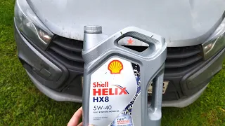 Лада Веста ,,,Shell helix HX8 ИТОГИ!!!