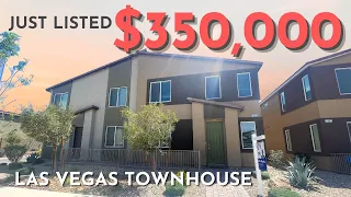 NEW TOWNHOUSE LISTING LAS VEGAS DR HORTON 3 BED 2.5 BATH 2 CAR LISTED AT $350,000