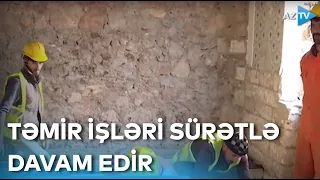 Laçında yaşayış evlərində təmir işləri aparılır - BİRBAŞA BAĞLANTI