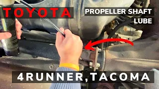 Toyota Propeller or Drive Shaft Lubrication 4Runner, Tacoma