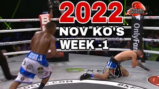 MMA & Boxing Knockouts I November 2022 Week 1