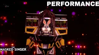 RoboBunny Sings "Shallow" By Lady Gaga  Bradley Cooper l Masked Singer UK l Season 3