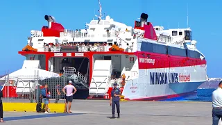 Ferry From Santorini To Mykonos, Via Naxos & Paros, Greece