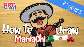 How to draw a Mariachi - Mexican Mariachi !