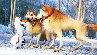 Olaf Loves Doggies - At Home With Olaf (New Frozen, 2020)