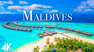 Maldives 4K UHD HDR - расслабляющая музыка вместе с красивыми видеороликами (4K Video Ultra HD)