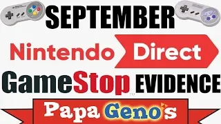 September Nintendo DIRECT GameStop Evidence - PapaGenos