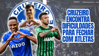 Cruzeiro encontra dificuldades para fechar com Yerry Mina, Kaio Jorge e Matheus Henrique