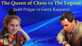 The Queen of Chess vs The Legend  |  Judit Polgar vs Garry Kasparov  |  Game 01