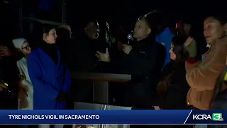 A vigil for Tyre Nichols is underway at a skatepark in Sacramento