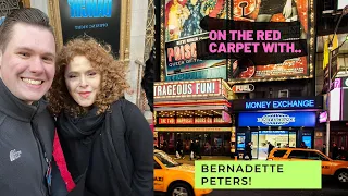 BERNADETTE PETERS About Her Return To The Stage This Year| DANCIN Broadway Opening Night