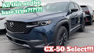 2024 Mazda CX-50 Select: Mazda gives you all this in the base trim?!?!