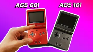 Gameboy advance sp ags 001 and 101 model differences