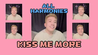 Kiss Me More but quarantined alone at home so I recorded all harmonies | Doja Cat/SZA cover