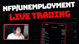 🔴Day Trading Futures/Fx LIVE: Non Farm Payroll