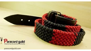 Conquistador braid paracord belt- the "proper" way