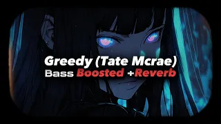 Tate Mcrae - Greedy (Reverb + Bass Boosted) 1 Hour loop