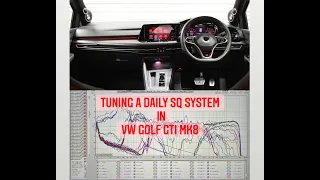 RTA RESULTS & TUNING of VW GOLF GTI mk8 Daily SQ System - PART 6 - Steg, Helix, JL Audio