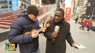 Ukulelen-Freestyle in New York - TV total