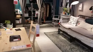 IKEA small studio interior design ideas, store walk through