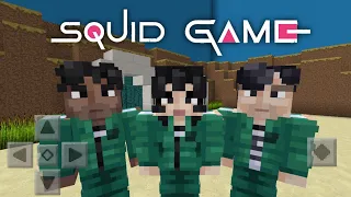 I recreated SQUID GAME in Minecraft PE (Download map) [All Games]