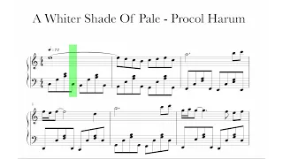 A Whiter Shade Of Pale - Procol Harum Sheet Music