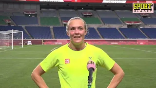 Magdalena Eriksson - postmatch interview after Japan in the Olympics quarterfinal