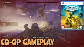 PS5 HELLDIVERS 2 CO-OP GAMEPLAY